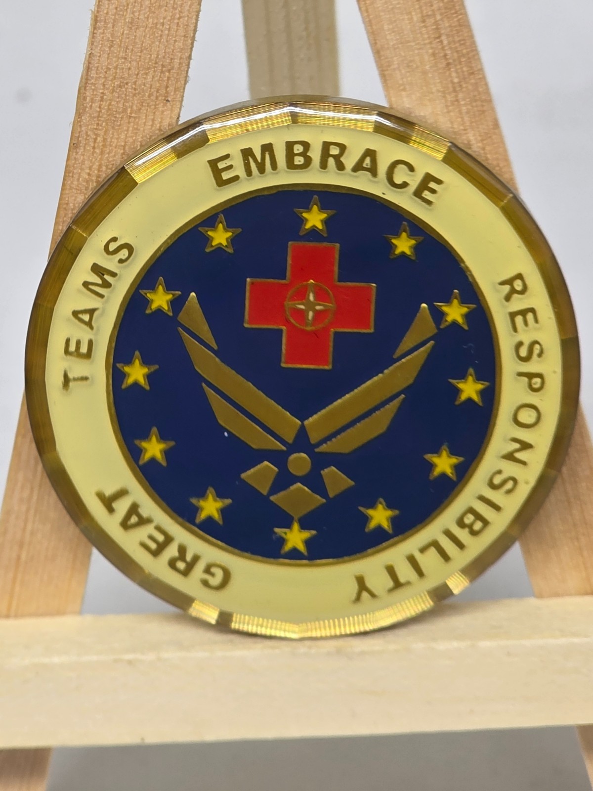 USAFE Office of the Surgeon Challenge Coin Air Force Medical Readiness Europe USAFE Office of the Surgeon Challenge Coin Air Force Medical Readiness Europe