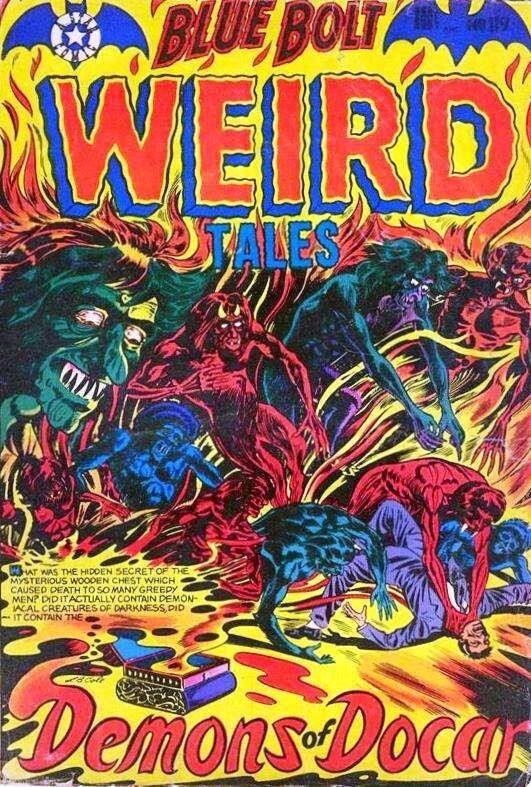 Blue Bolt Weird Tales #119 Photocopy Comic Book Blue Bolt Weird Tales #119 Photocopy Comic Book