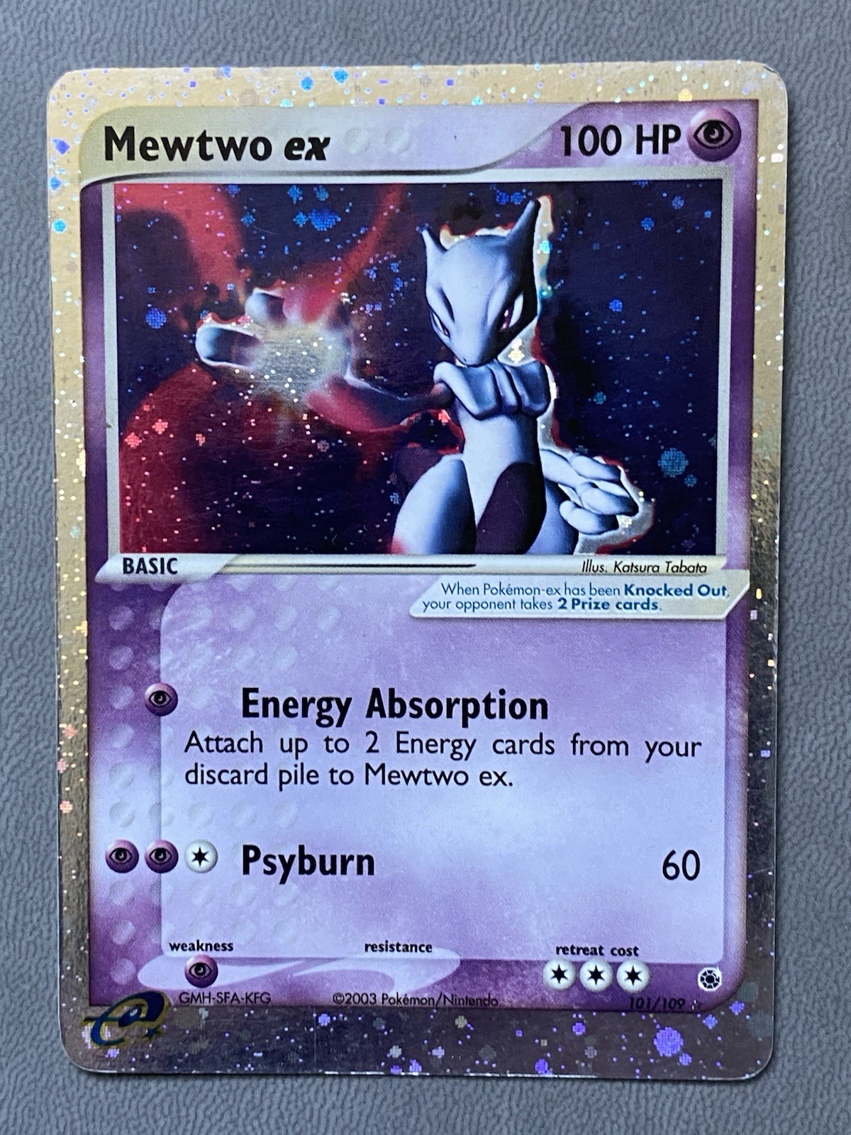 Mewtwo ex EX Ruby & Sapphire Holo 101/109 Pokemon