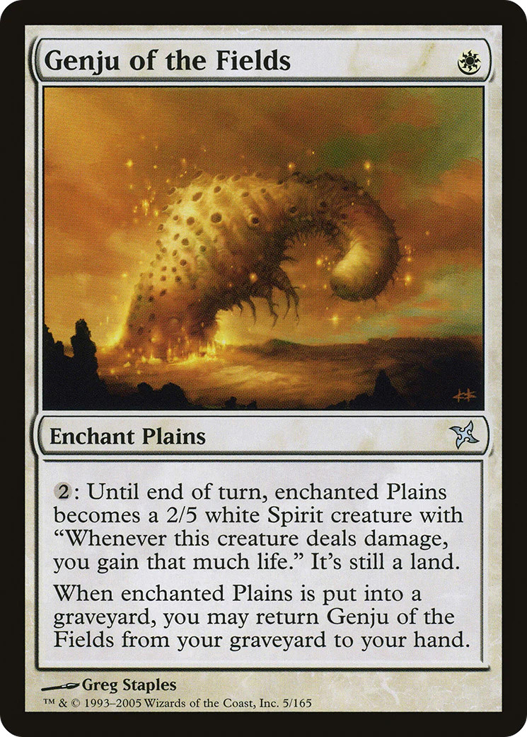 Genju of the Fields [Betrayers of Kamigawa] Magic MTG