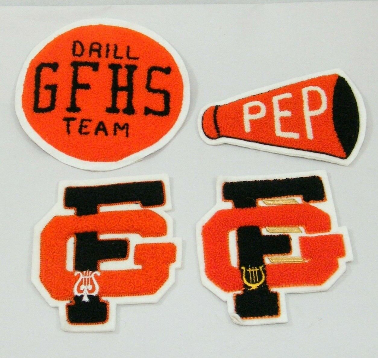 NEW NOS GFHS; GRANITE FALLS HIGH SCHOOL DRILL TEAM PEP PATCHES