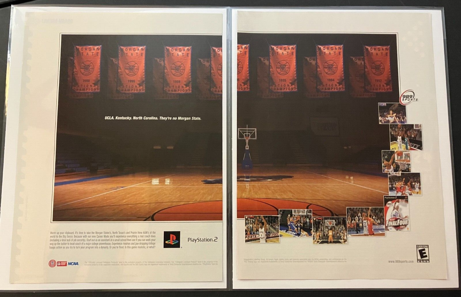 NCAA Final Four 2002 College Basketball - Vintage Gaming Print Ad / Wall Art NCAA Final Four 2002 College Basketball - Vintage Gaming Print Ad / Wall Art