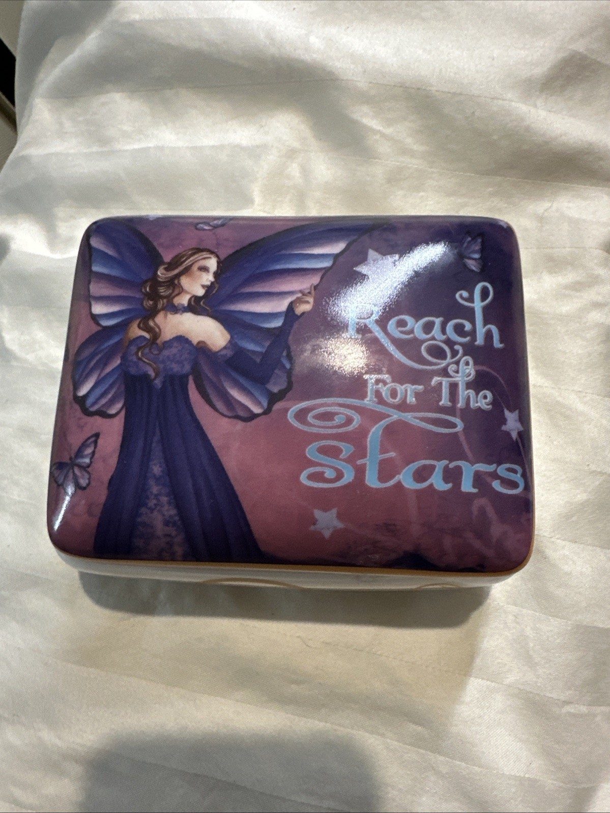 Jessica Galbreth Reach For The Stars Fairy Wish Box Trinket Keepsake Munro