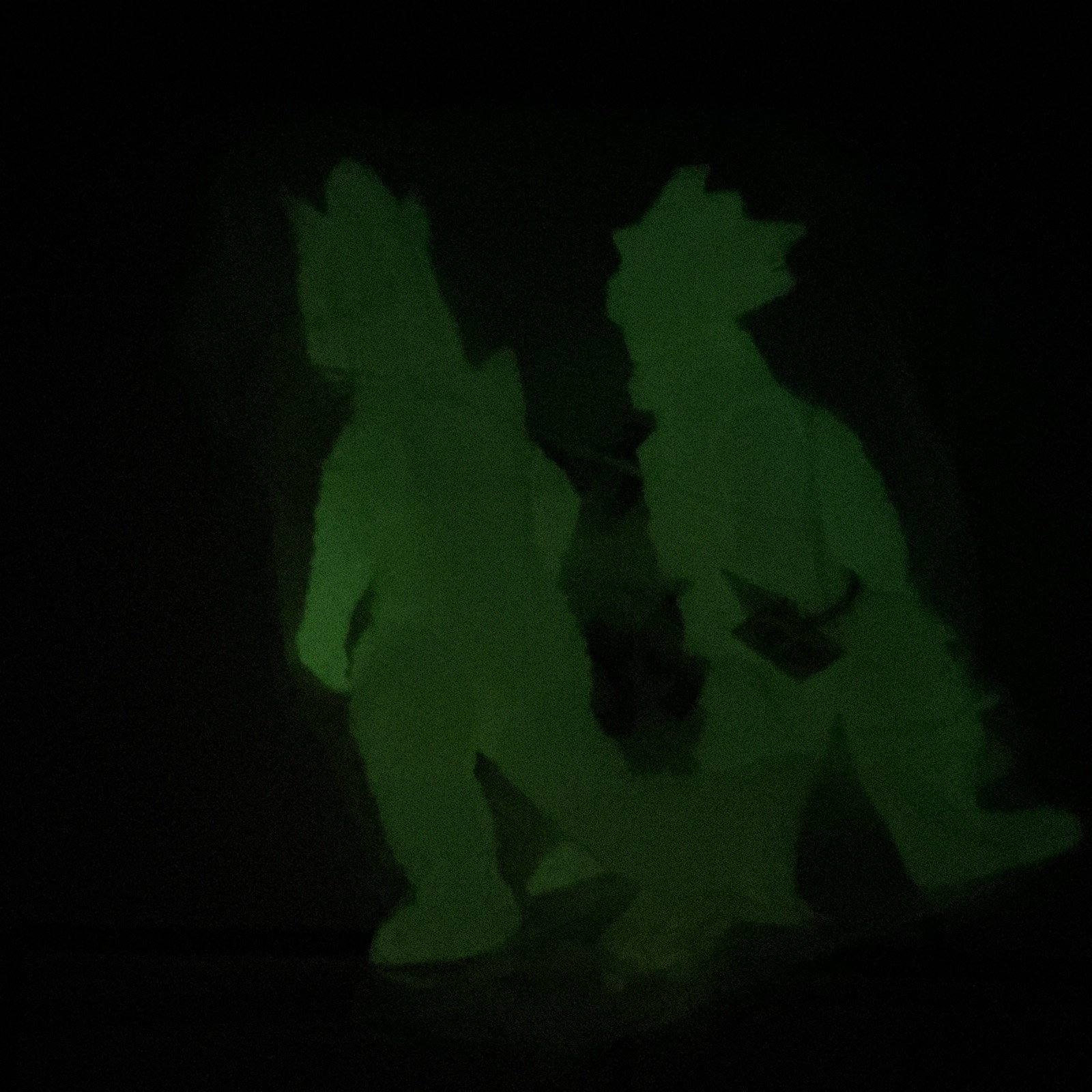 Bullmark M1-Go Mechagodzilla Titanosaurus Sofubi Set of 2 Glow-in-the-Dark 