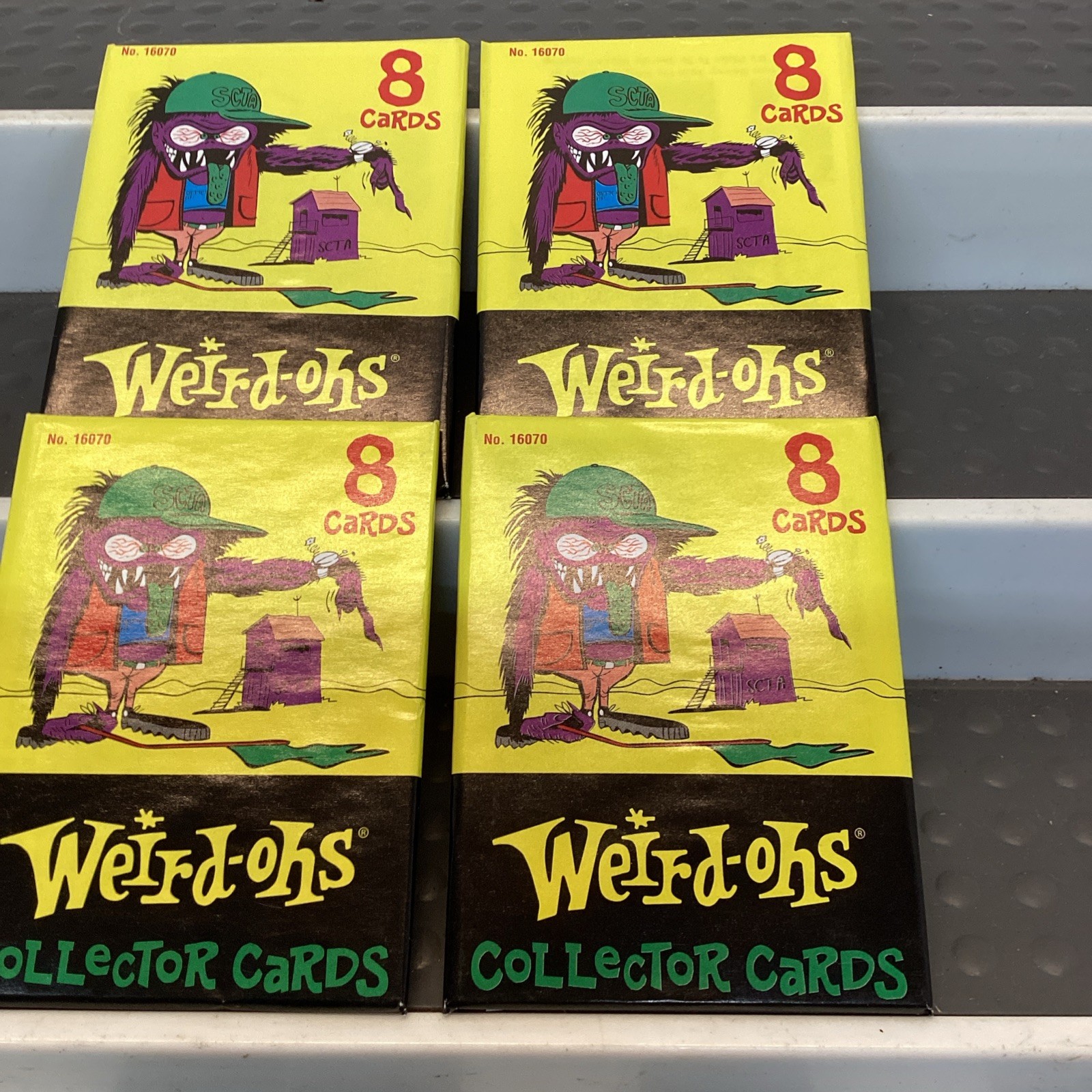 2007 Weird-Ohs Collector Cards 4 Sealed Packs