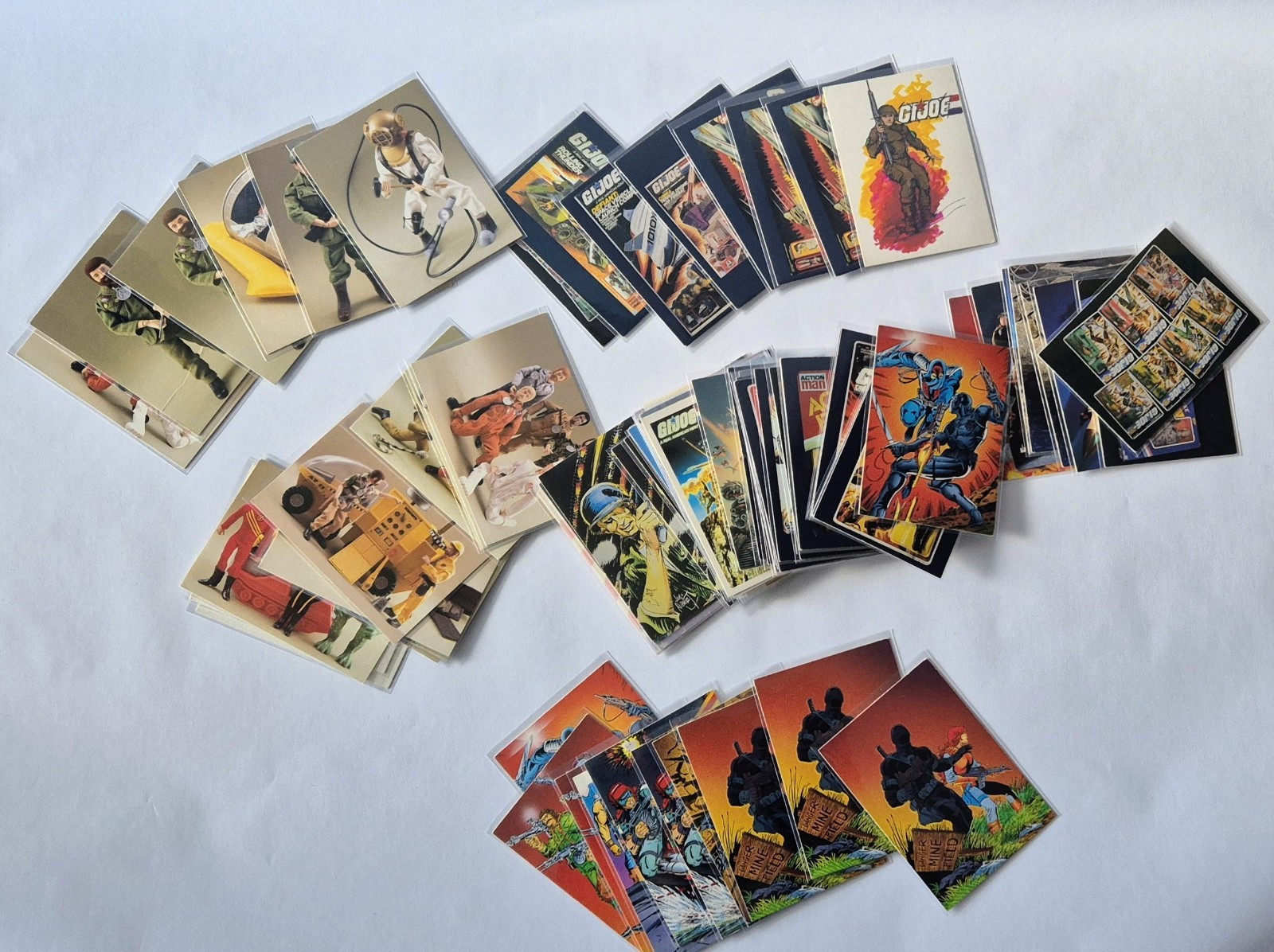 1994 G. I. JOE TRADING CARDS Mixed Lot Sleeved - 30th Anniversary Salute