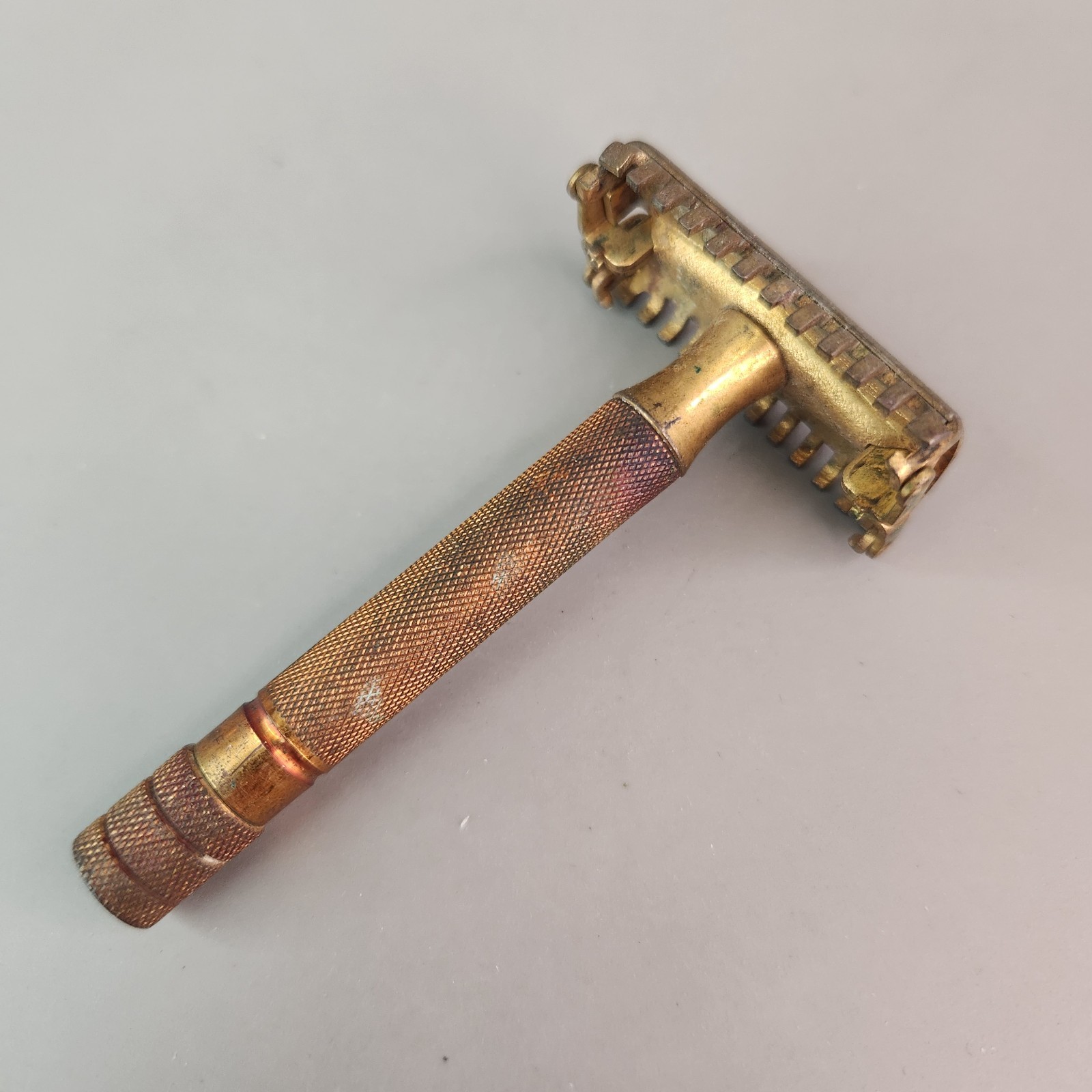 1930's Gillette Sheraton Safety Razor DE TTO Open Comb