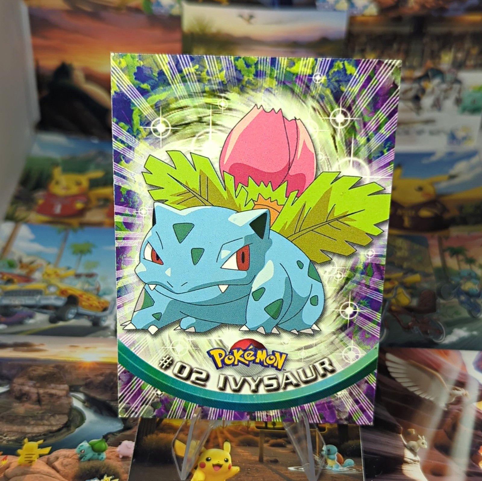 Topps 1999 Pokémon TV Animation Edition #02 Ivysaur Chase What’s That PokéMon?