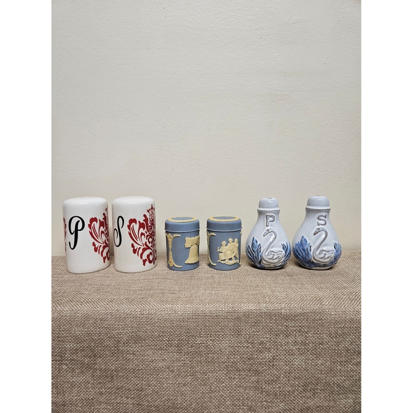 Vintage Salt & Pepper Shakers - 3 Sets