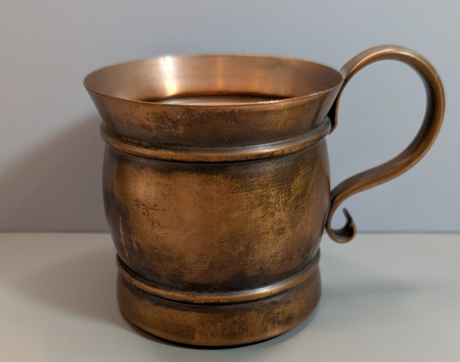 Vintage Gregorian 100% Solid Copper Mug Made in USA Moscow Mule