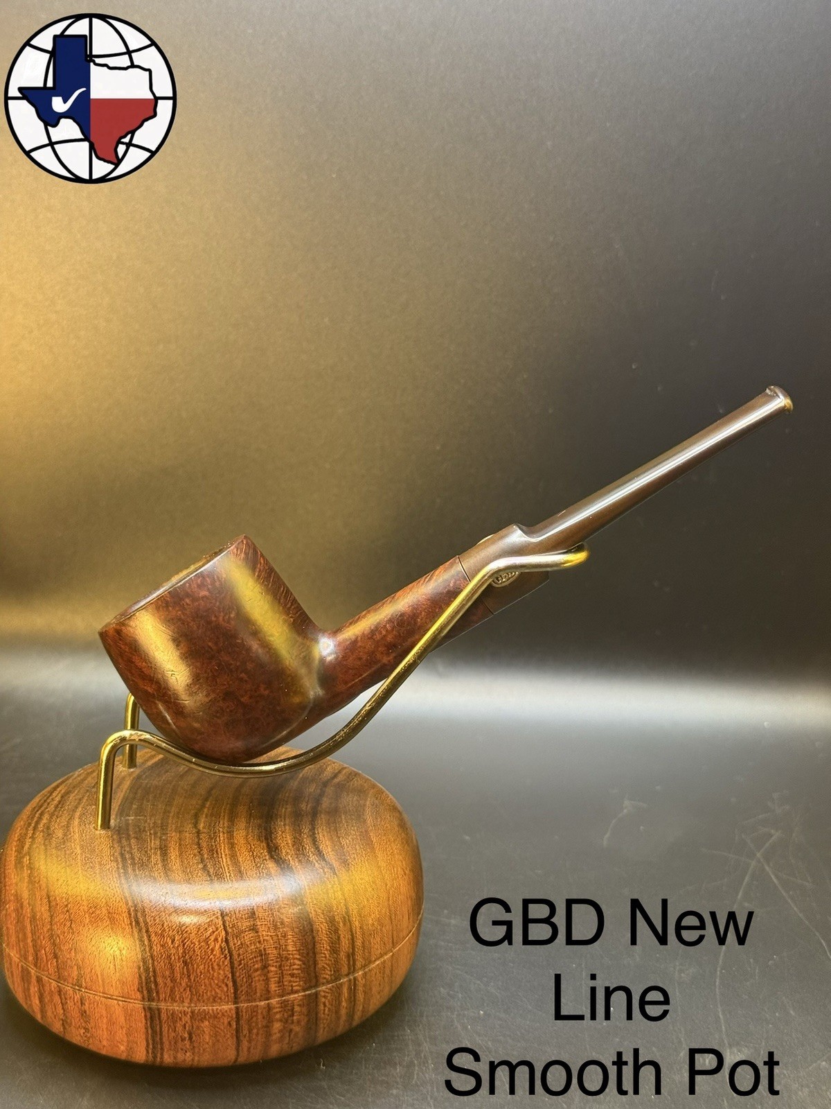 Vintage GBD New Line Smooth Pot Tobacco Pipe