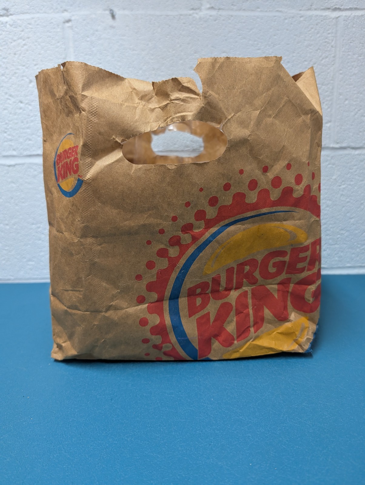vintage 1999 Burger King large paper bag 11x11 vintage 1999 Burger King large paper bag 11x11