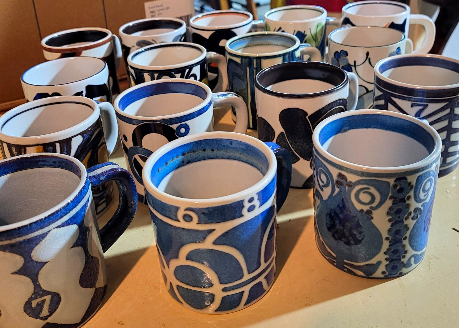 Royal Copenhagen Bing & Grondahl Annual Mugs 1967-1982  Set Of 16