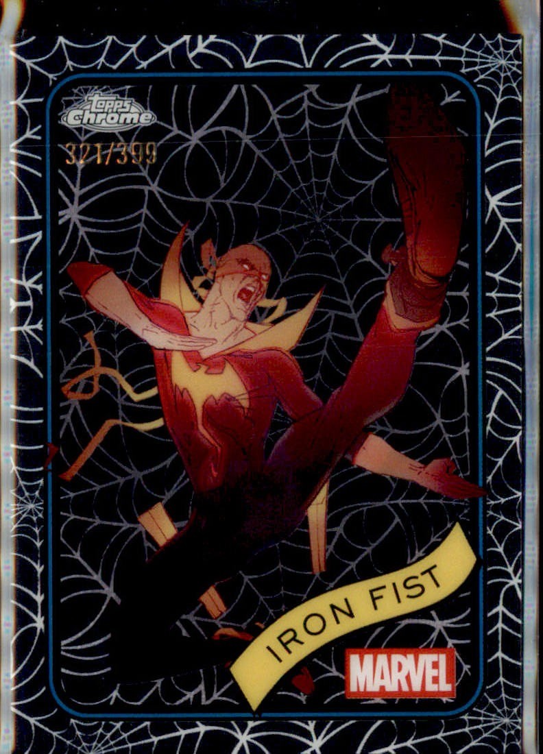 2025 Topps Chrome Marvel #137 Iron Fist Spider Web