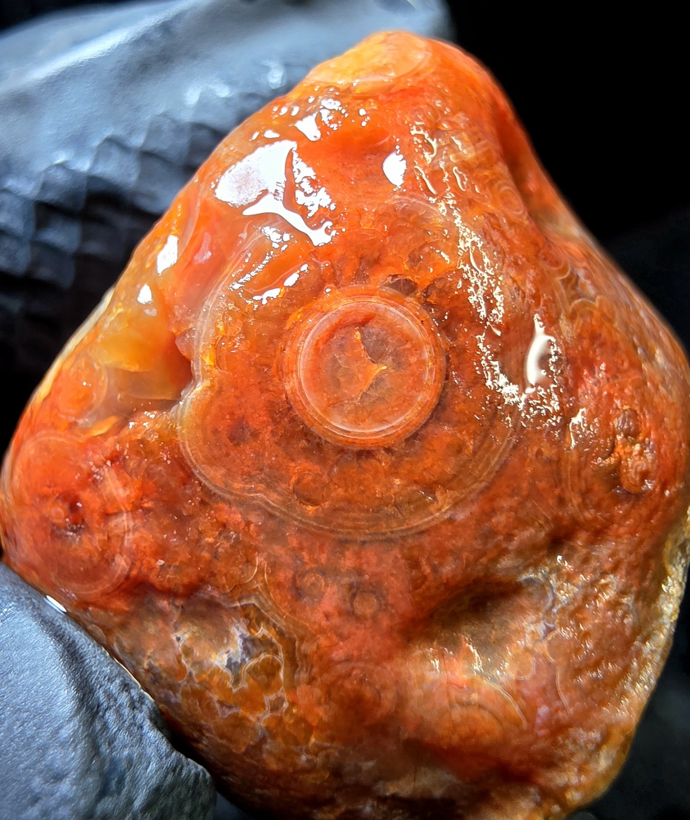 Rare Lake Superior Banded Amethyst Quartz Eye Agate 1.9oz Rare Lake Superior Banded Amethyst Quartz Eye Agate 1.9oz