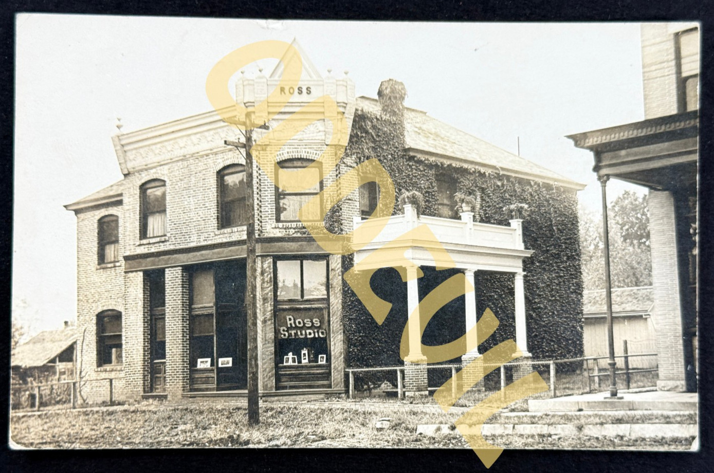 1910s Ross Photo Studio Advertising RPPC postcard Bolivar MO photographer photo