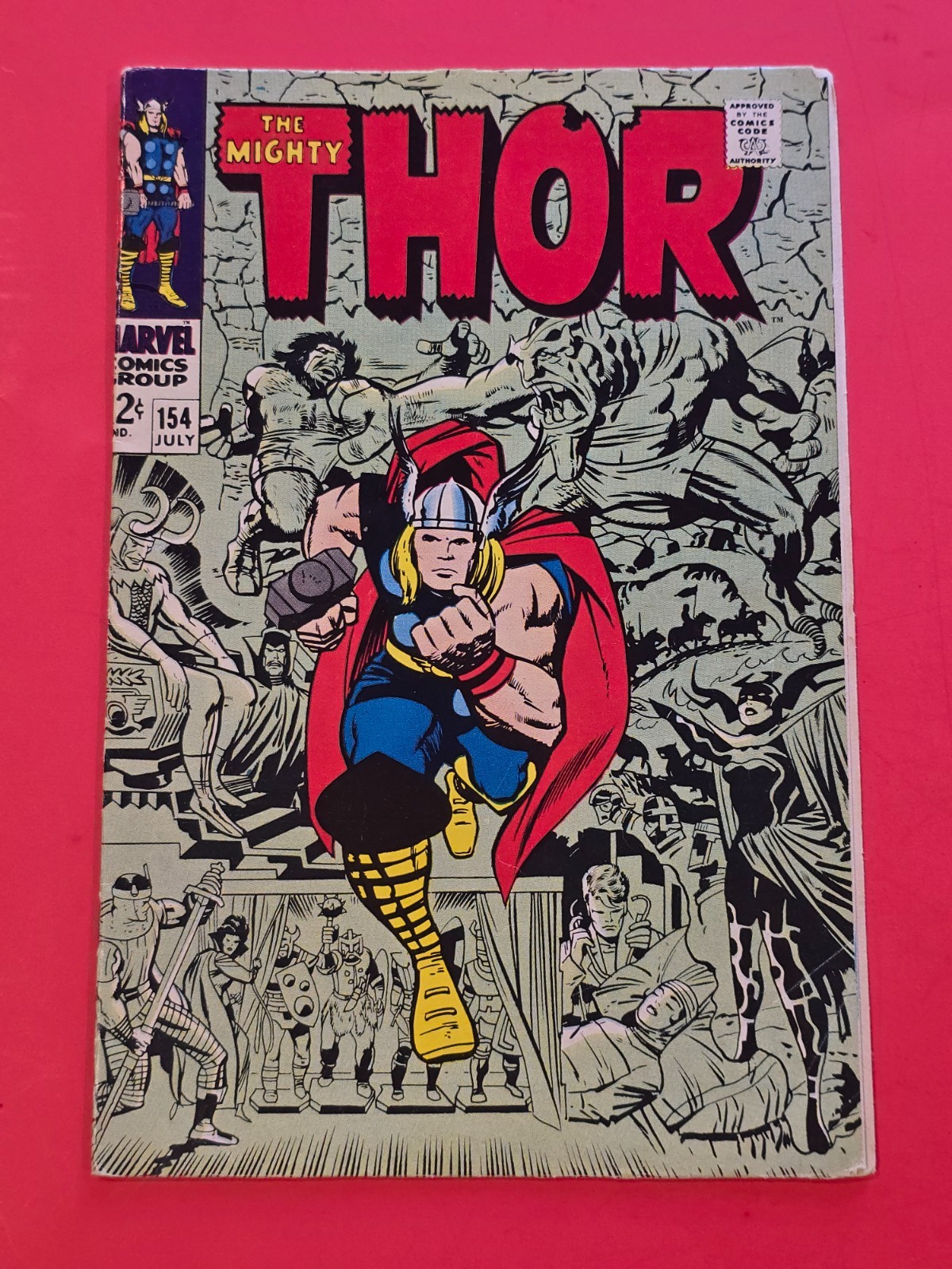 Thor #154 1968 Marvel First Appearance Mangog Stan Lee Jack Kirby Silver Age