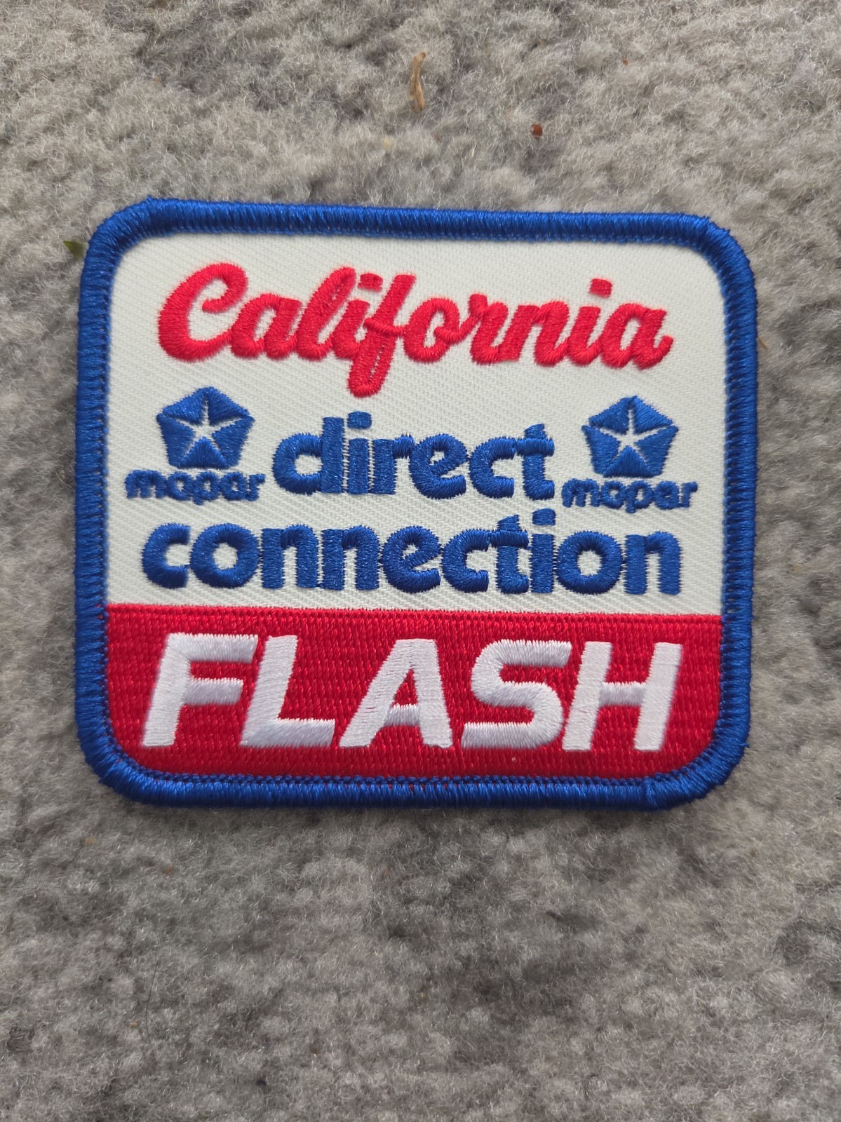 Mopar Direct Connection California Flash Embroidered Patch Vintage Style