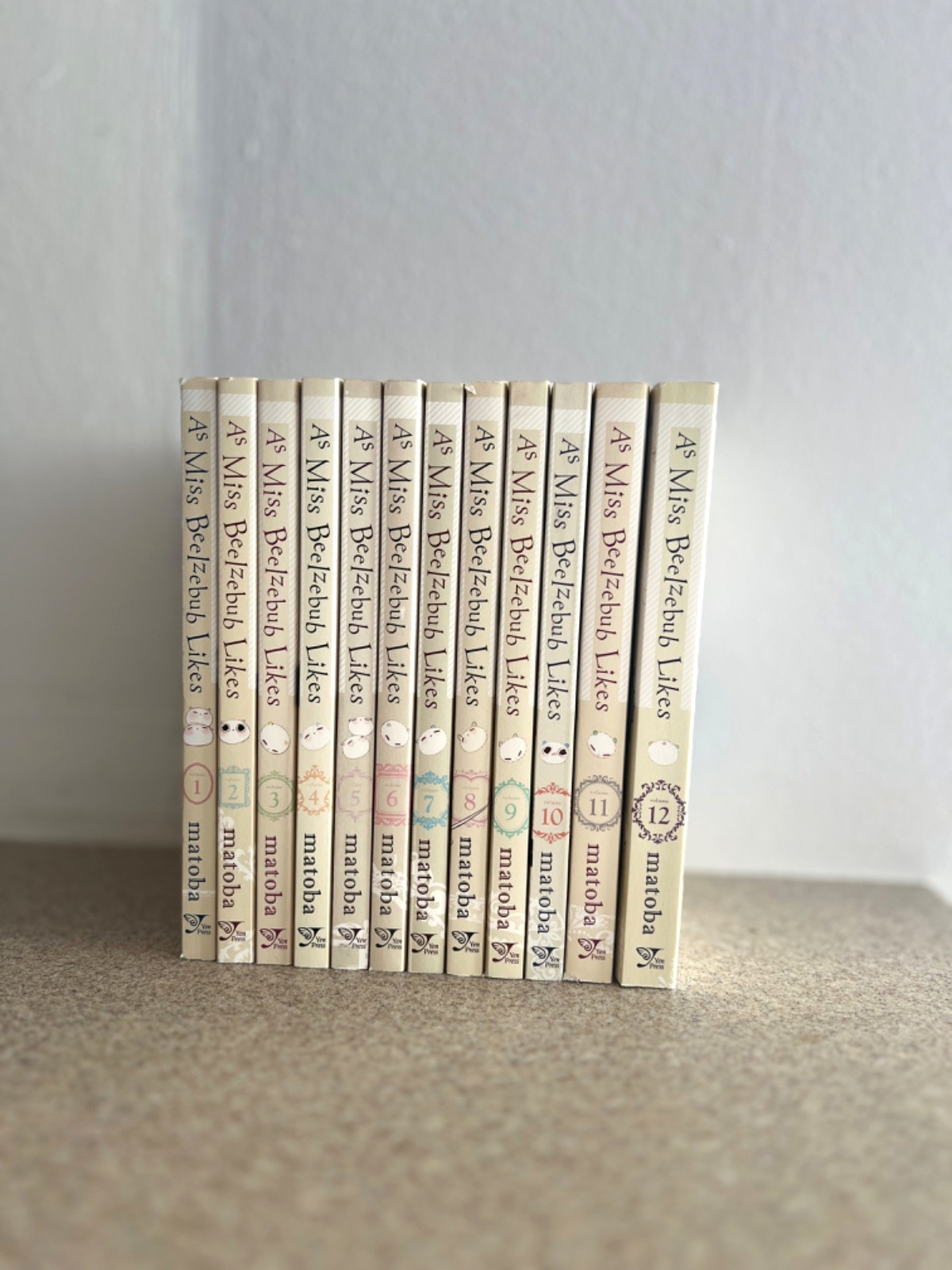 As Miss Beelzebub Likes Complete set 1-12 English Manga by Matoba Yen press