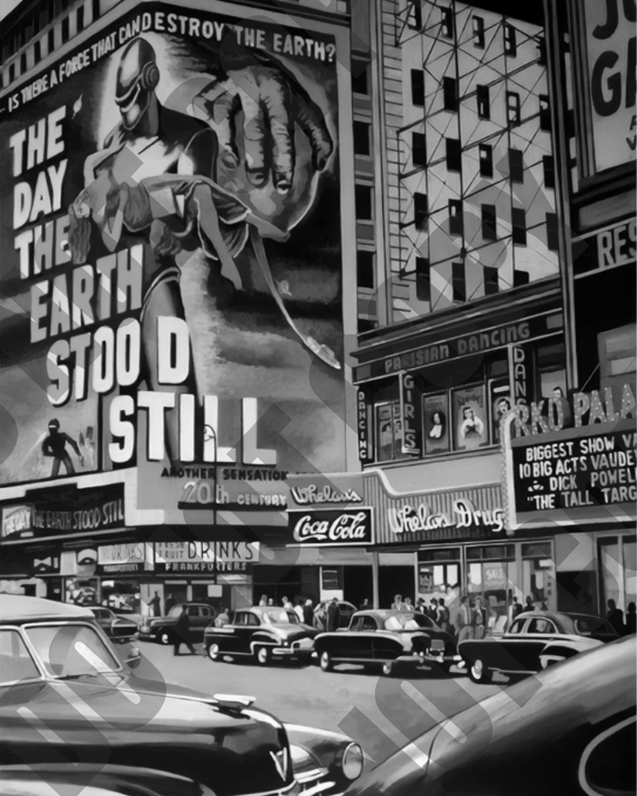 1951 The Day The Earth Stood Still Movie Premiere NYC Loews Mayfair 8x10 Photo