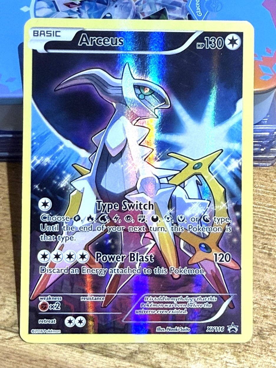 Pokémon TCG Arceus XY116 Holo XY Black Star Promo NM