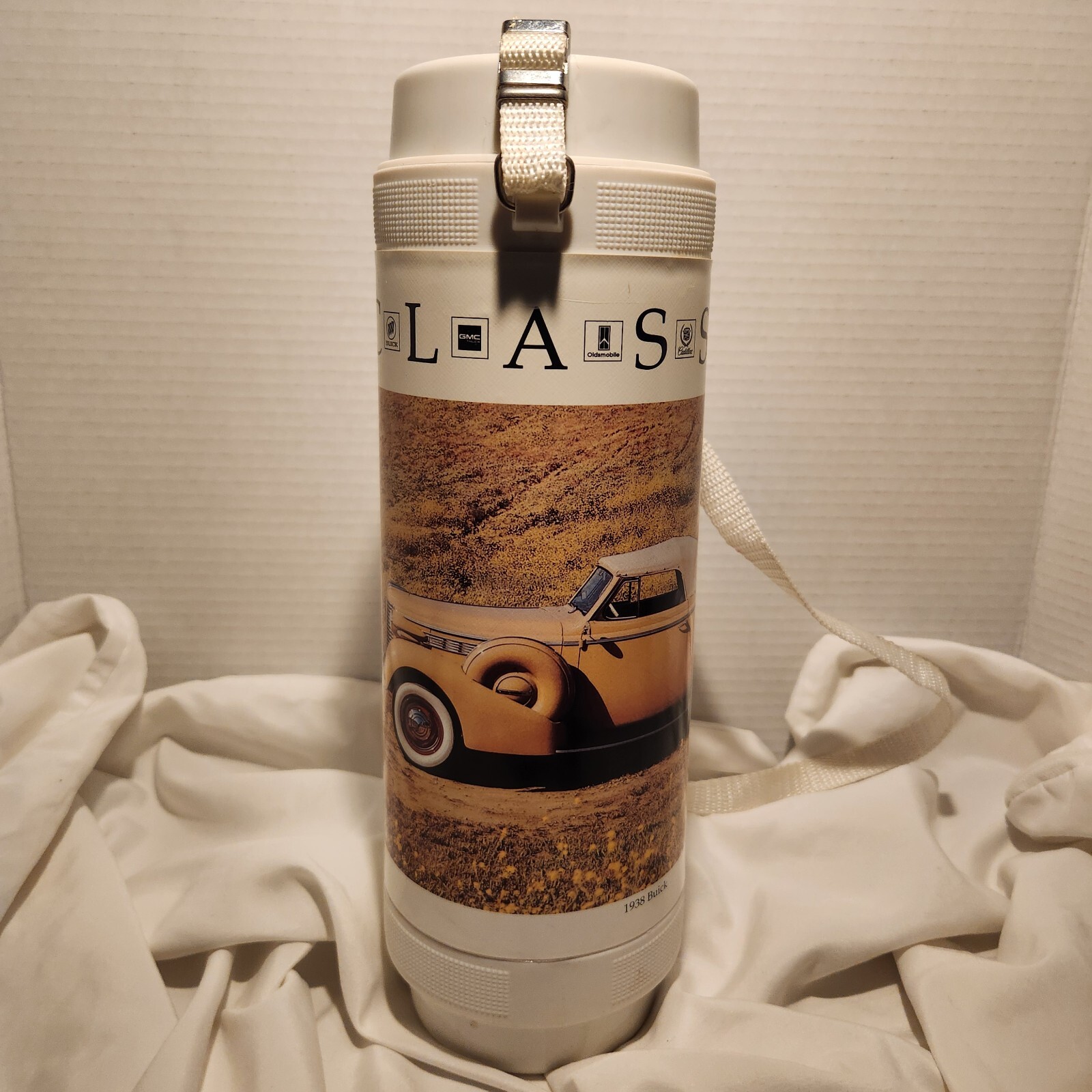 Vintage Mr Goodwrench GM Parts Travel Thermos Rare Collectible 