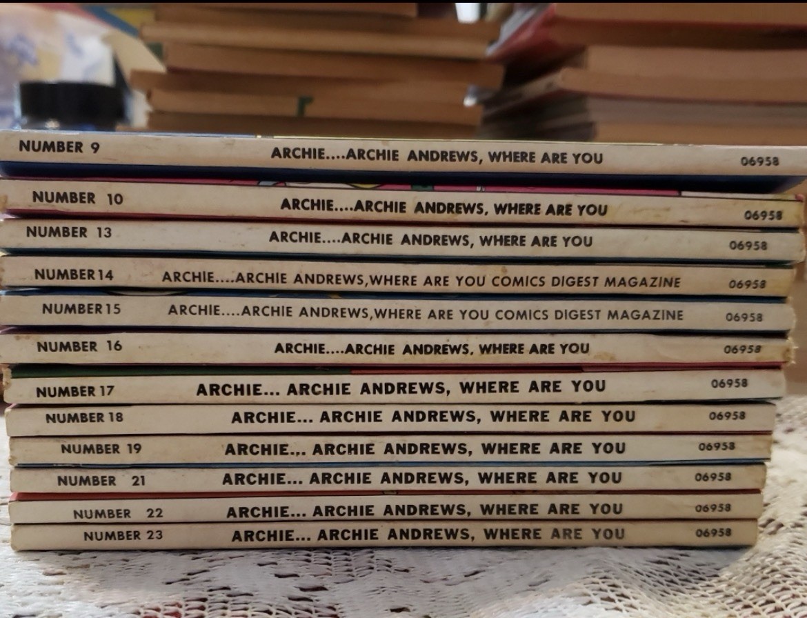12 vintage Archie... Archie Andrews, Where Are You?