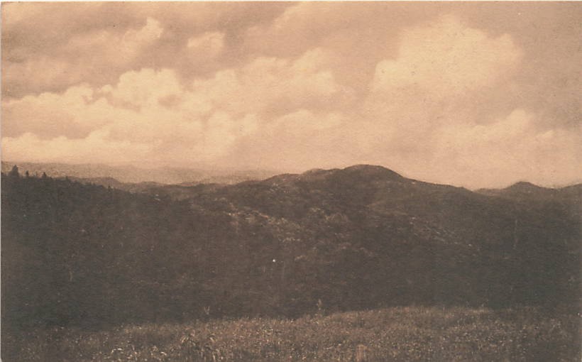 Postcard NC: Table Rock from Mt Mitchell Motor Road, DB 1910\'s