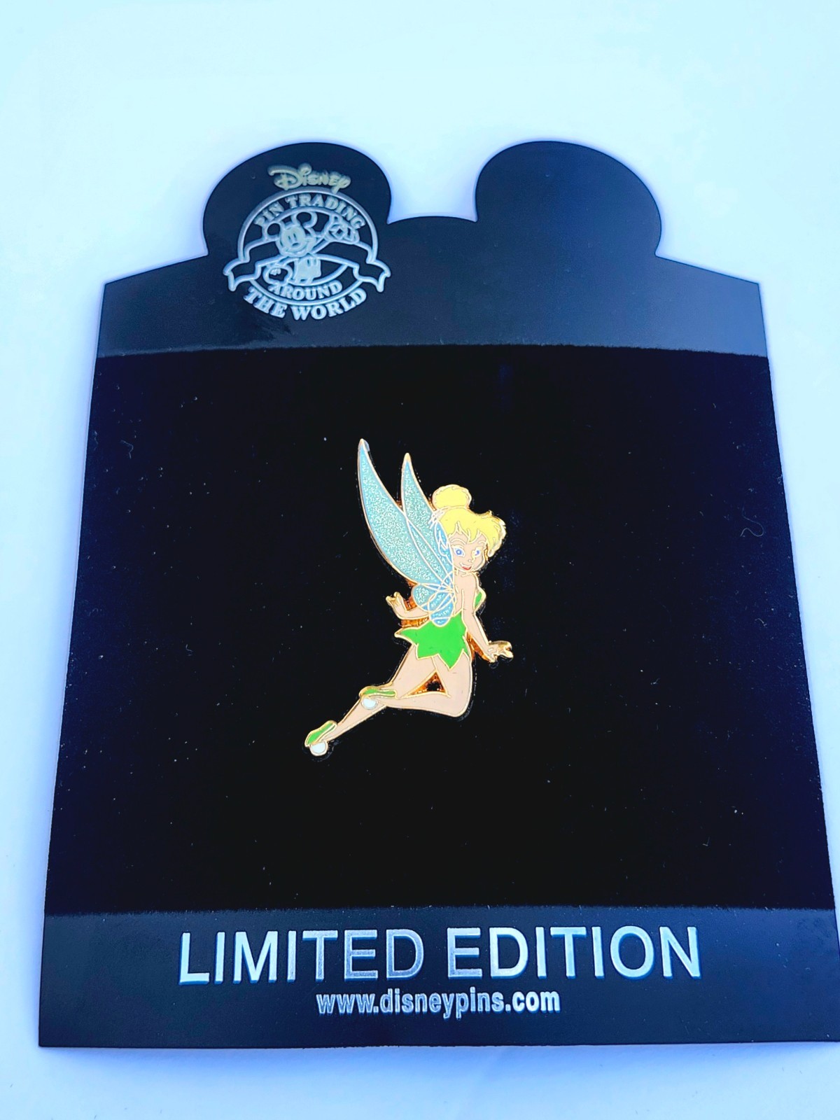 Disney Shopping 2008 Tinker Bell - Peter Pan - Flying - Pixie LE250 NOC RARE Pin