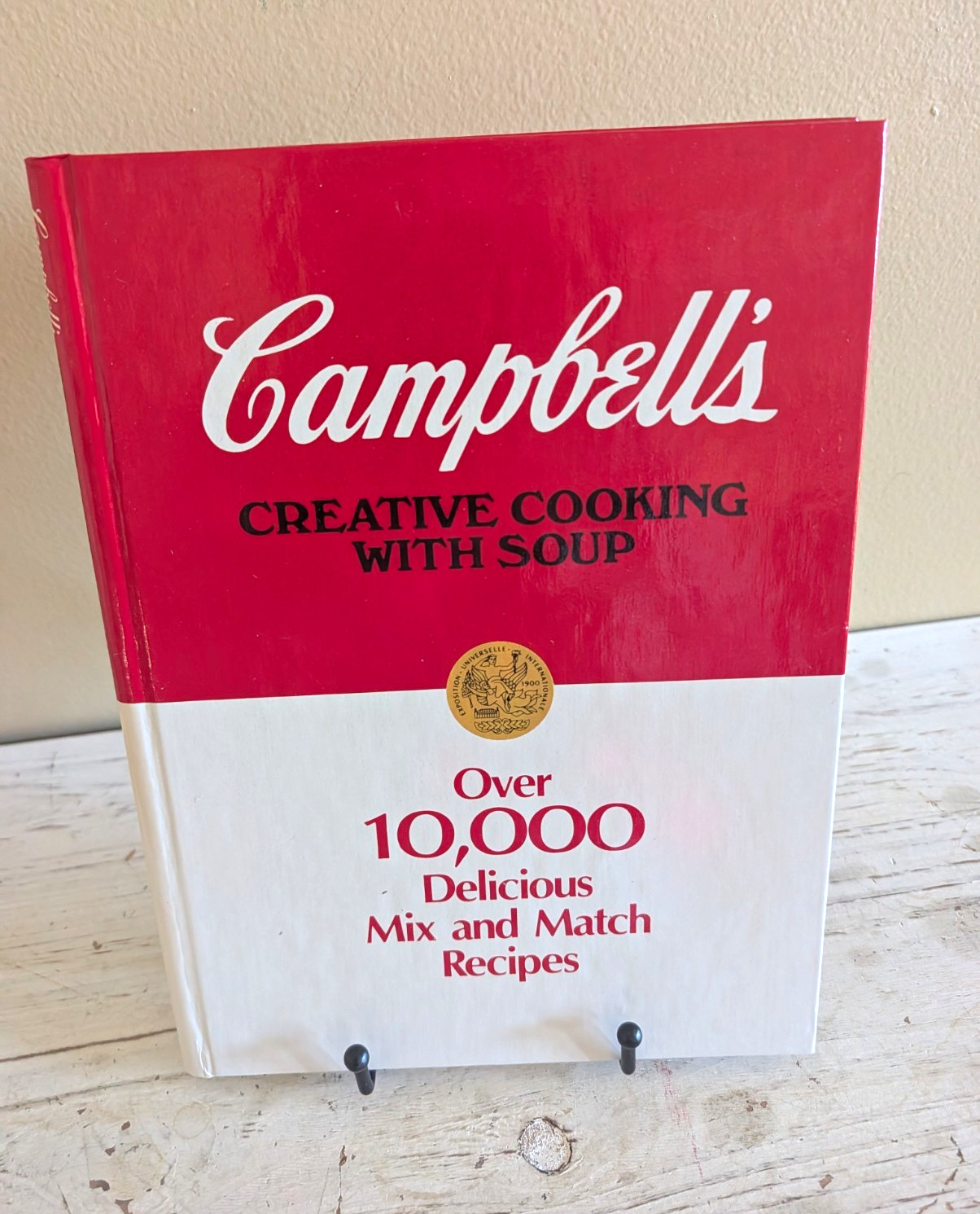 Campbell's Creative Cooking with Soup cookbook vintage 1989