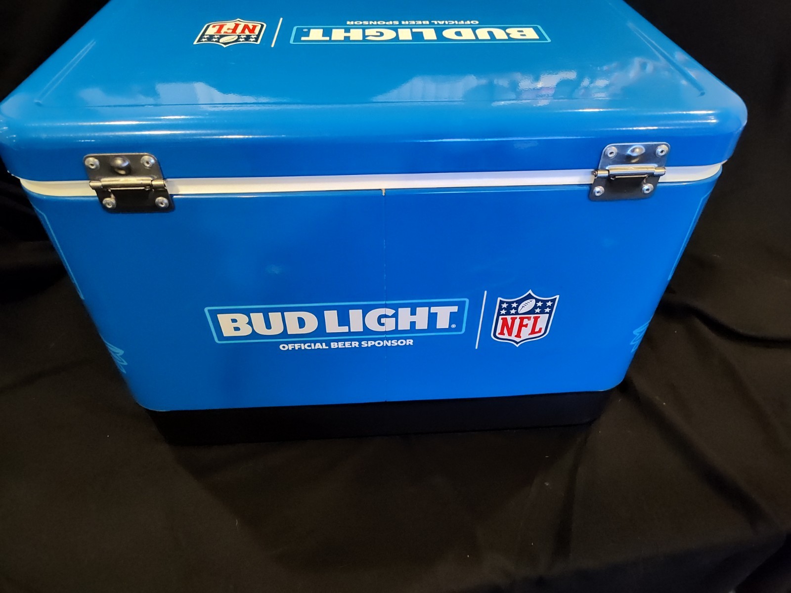 NEW - Bud Light NFL Stainless Steel Hard Cooler  54 qt.