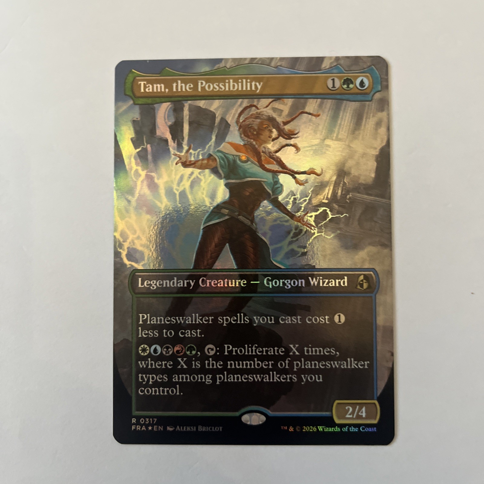 Tam, the Possibility FOIL Borderless Reality Fracture Collectors