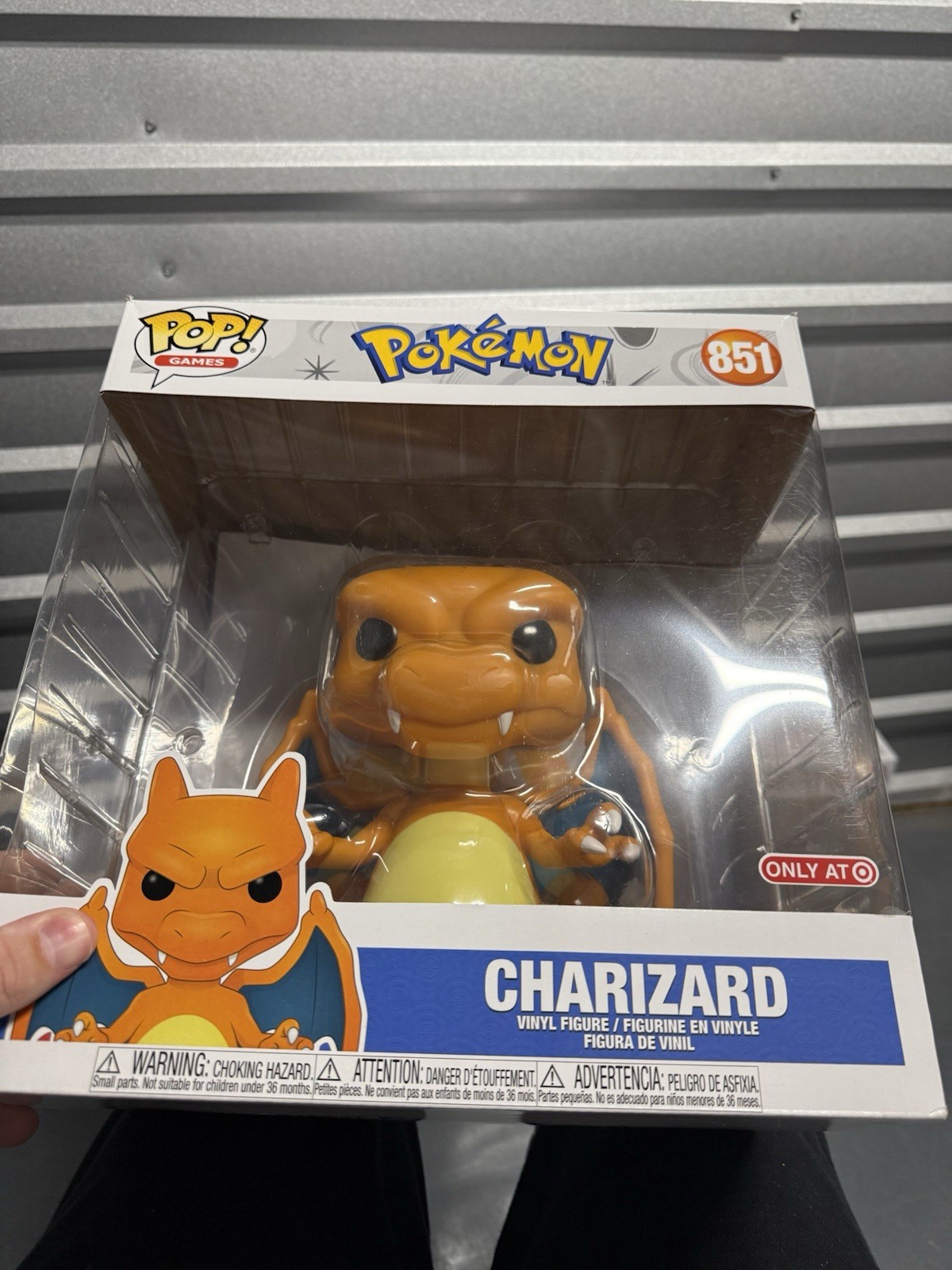 Funko Pop Vinyl Jumbo 10IN:POKÉMON Charizard #851 Target Exclusive
