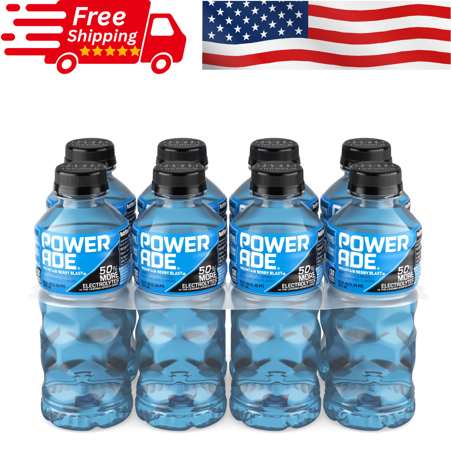 POWERADE Mountain Berry Blast 20 fl oz 8 pack
