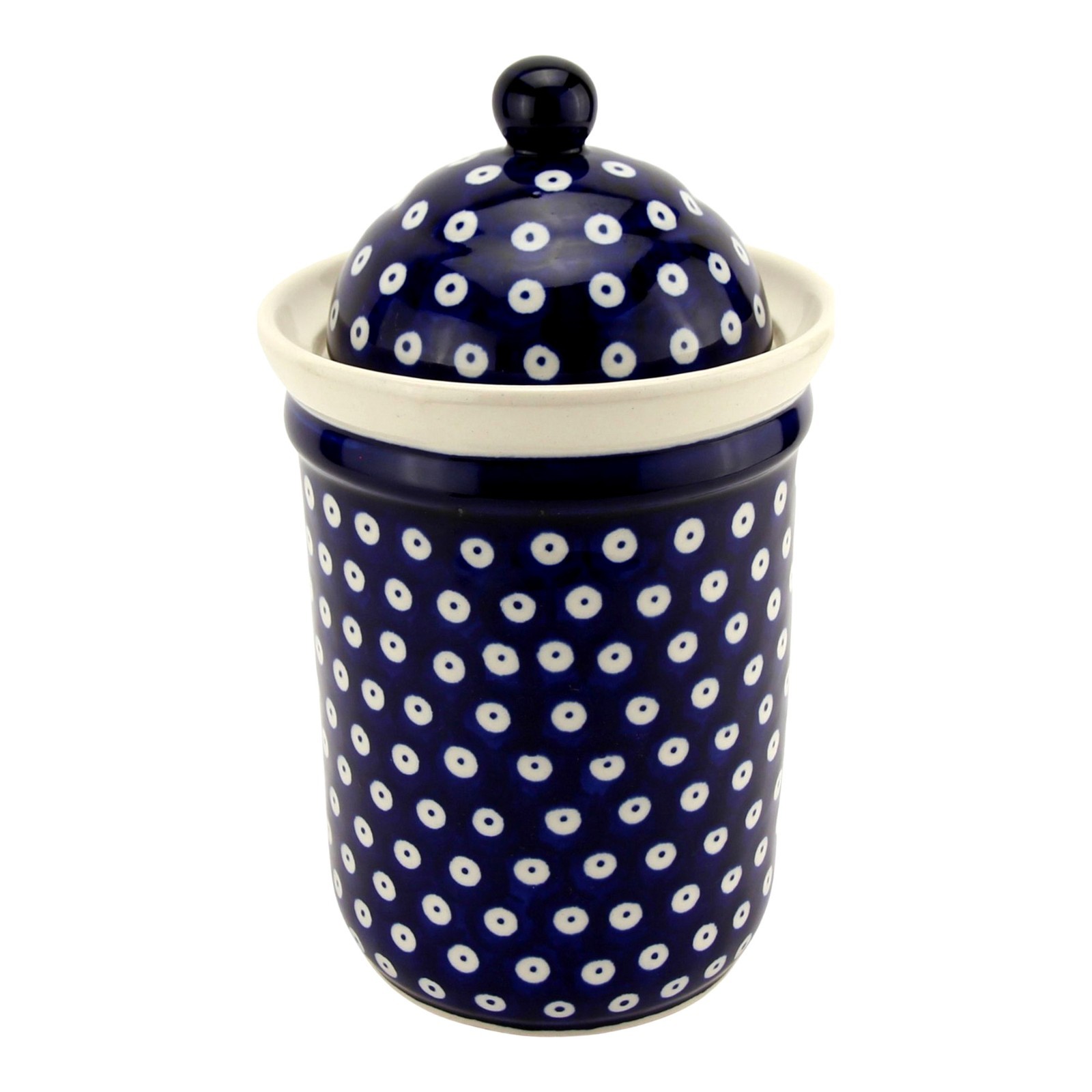 Polish Pottery Market Kitchen Canister by Zaklady Poland  - 45 oz.