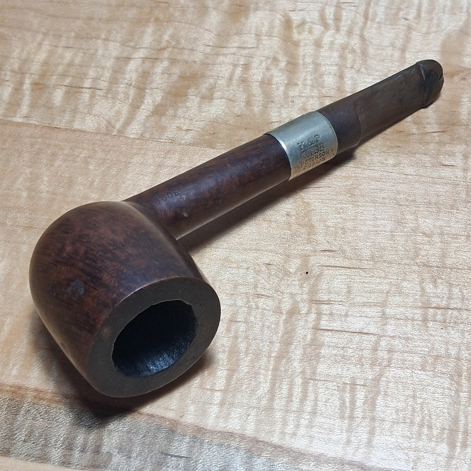 K&P Peterson Dublin Straight Billiard Estate Tobacco Smoking Pipe 3021 Vintage