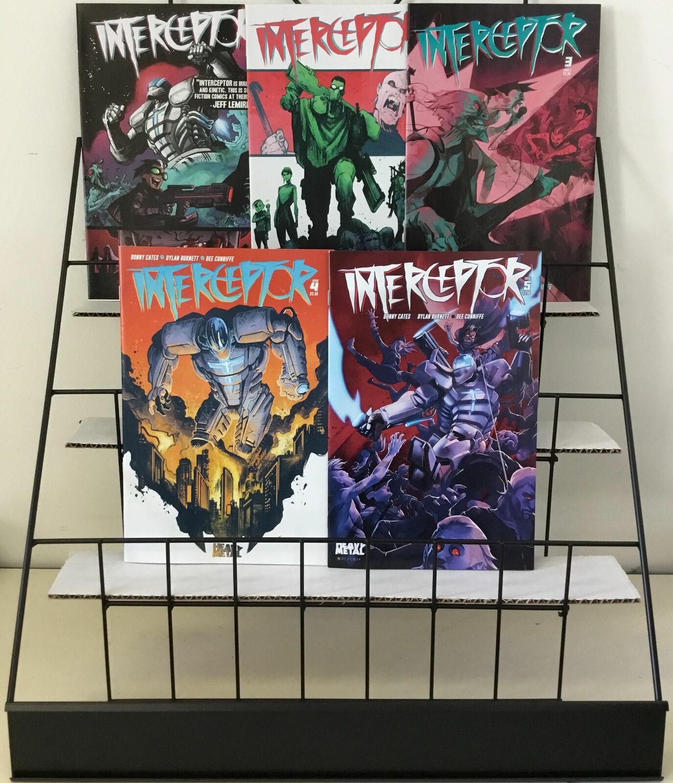 Interceptor 1 2 3 4 5 Heavy Metal 2016 Early Donny Cates Complete Set 1-5 VF/NM