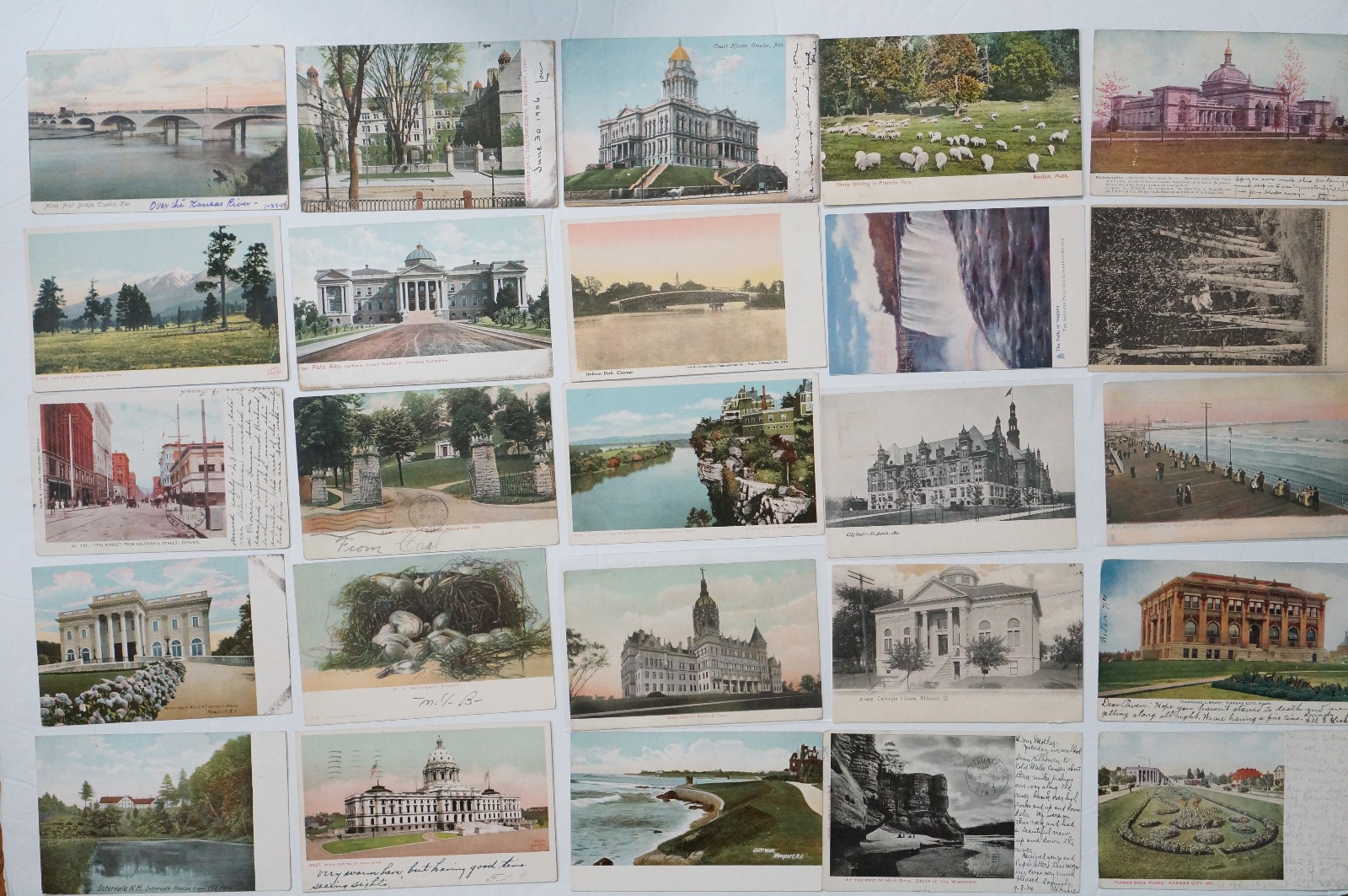 Postcard LOT 100 UNDIVIDED BACK Antique Old Post Card United States Vintage Huge