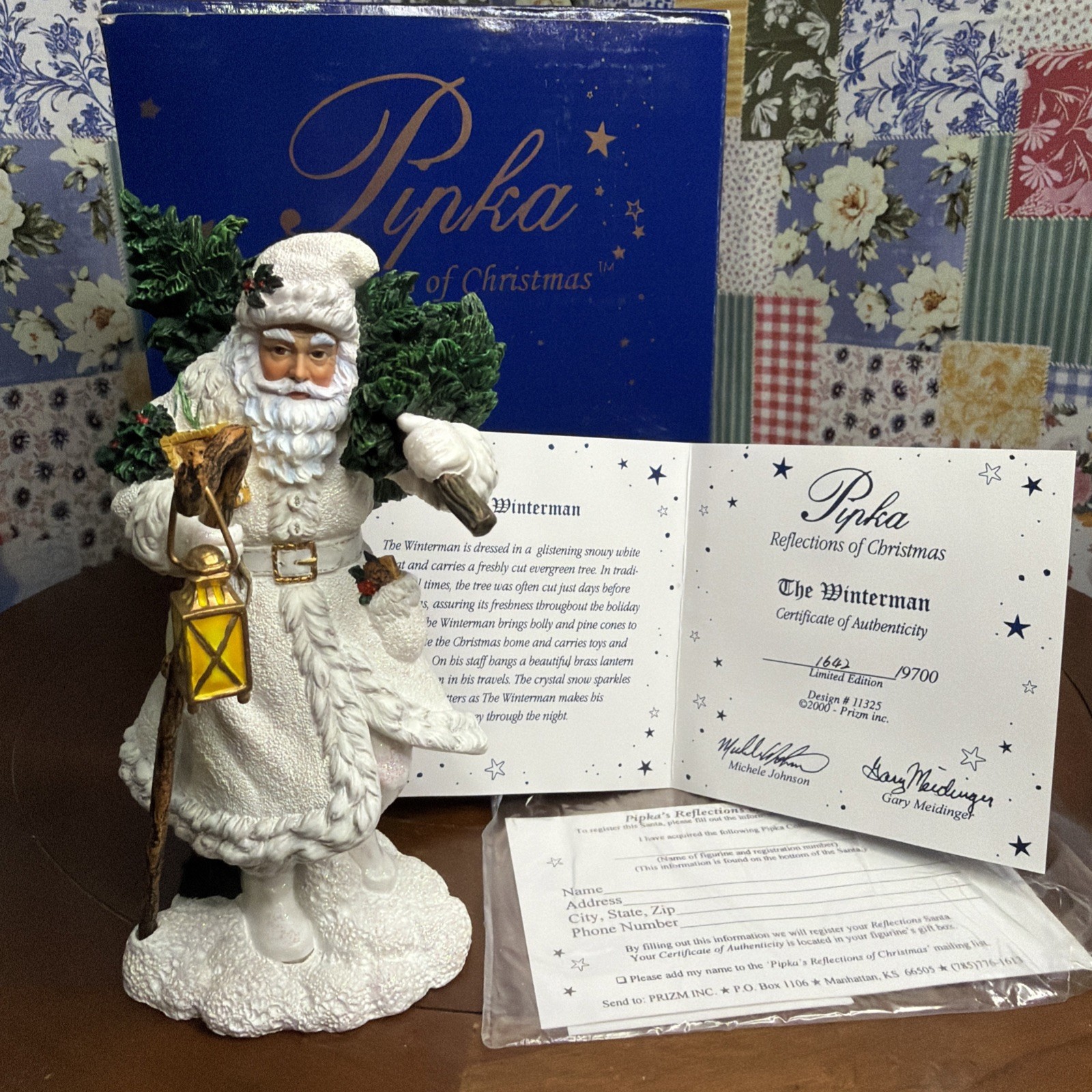 The Winterman Pipka #11325 NIB 6in Tall 1642 of 9700 The Winterman Pipka #11325 NIB 6in Tall 1642 of 9700