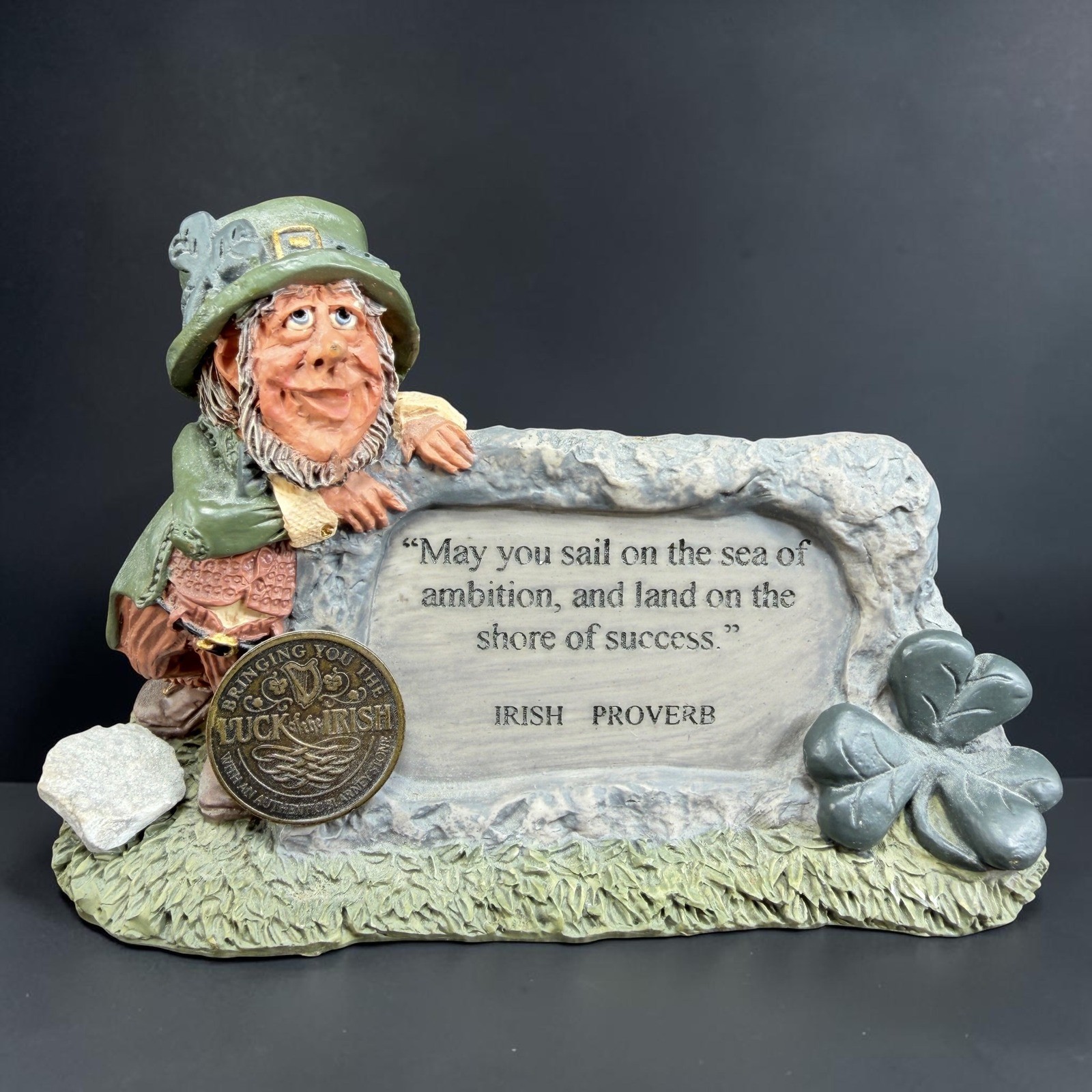 Roman Declans Finnians Guardians of the Blarney Stone Leprechaun Figurine 44466
