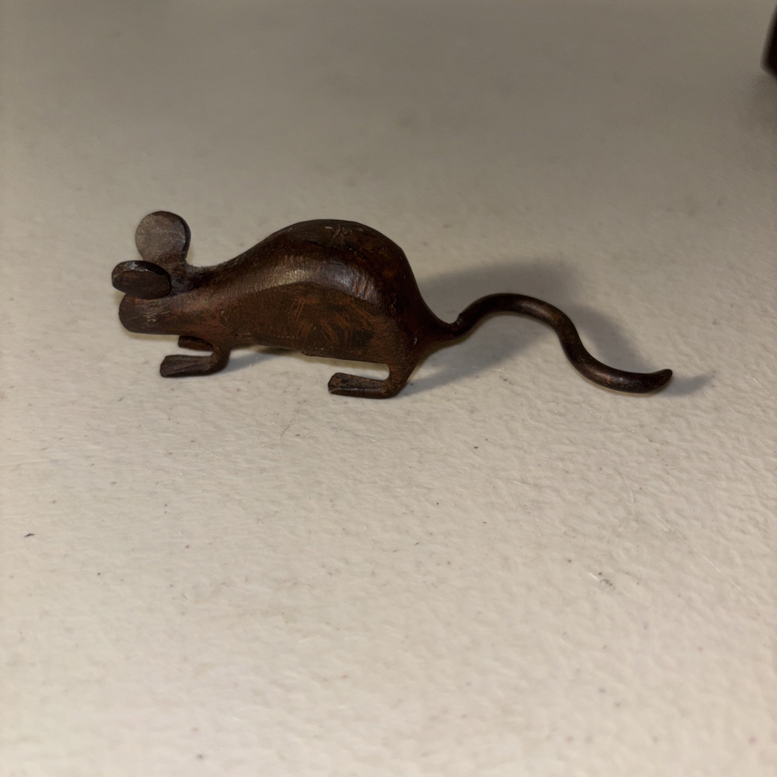 Rare Vintage Jan Barboglio Wee Mouse Forged Iron 3.75” HTF