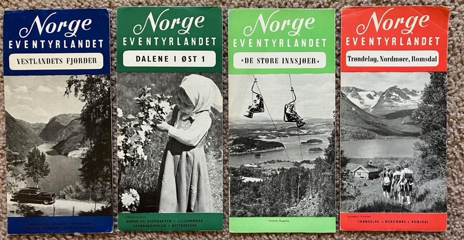 Vtg 1950's Norway Norge Travel Guides Vaca Brochure Lot of 4 Paper Ephemera Vtg 1950's Norway Norge Travel Guides Vaca Brochure Lot of 4 Paper Ephemera