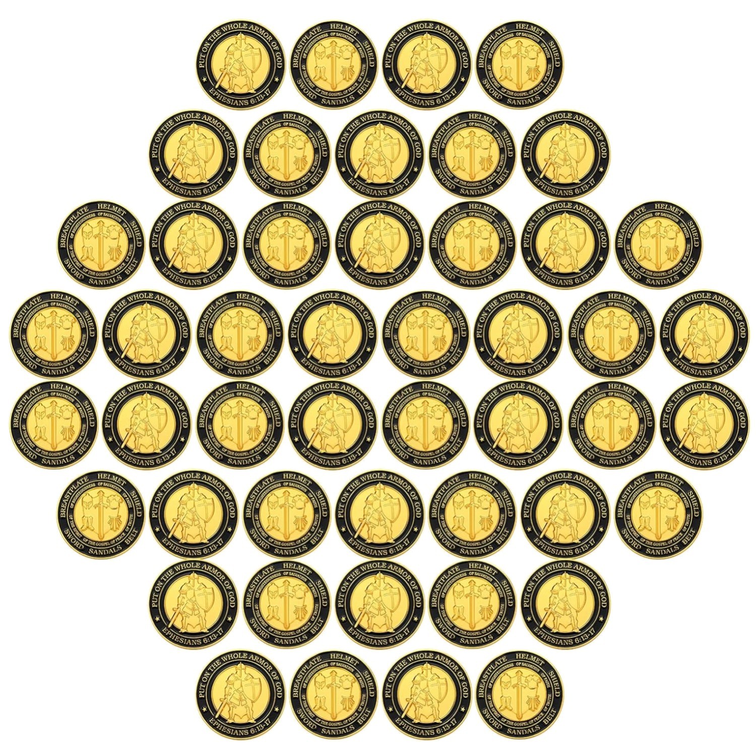 Inspirational Christian Challenge Coins