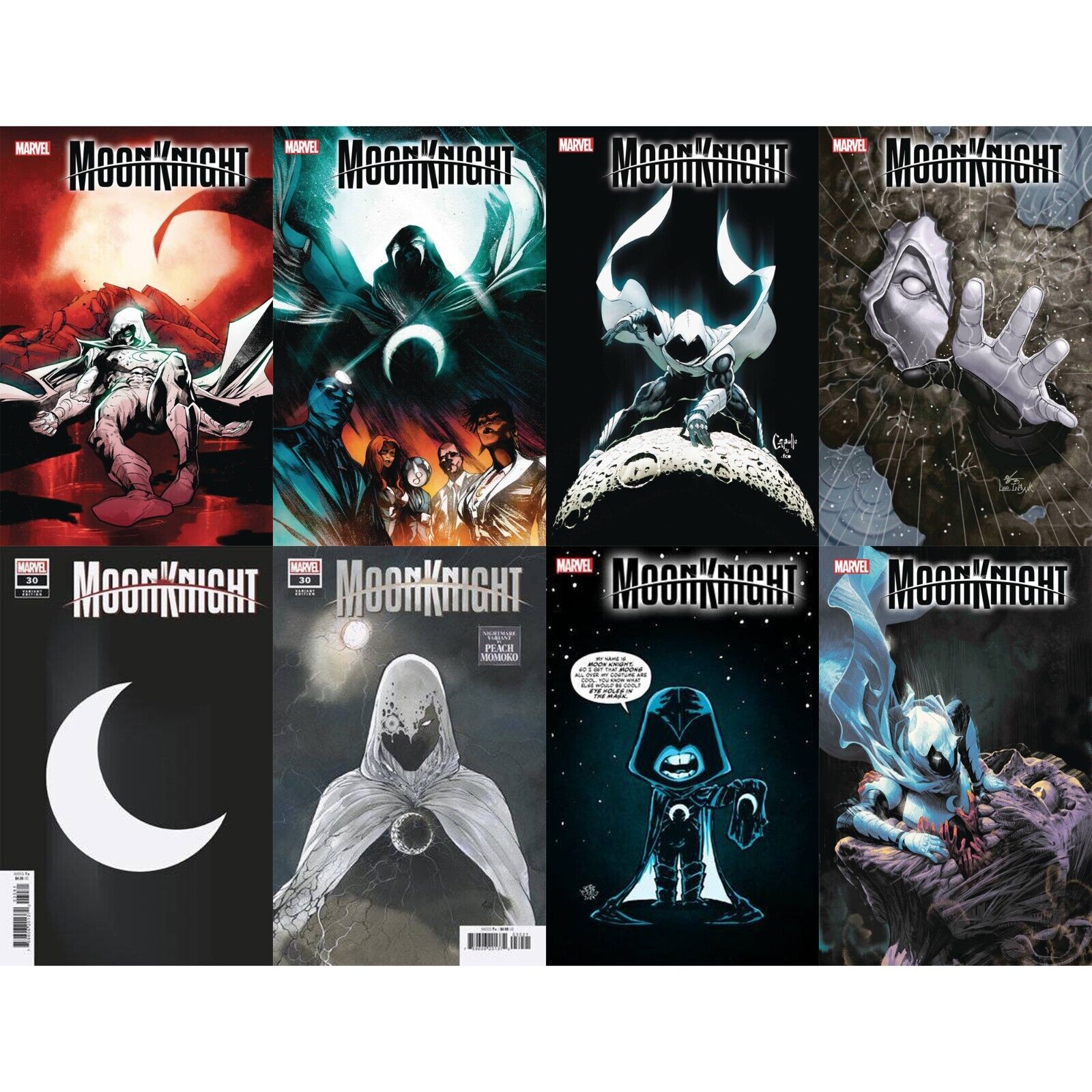 Moon Knight (2021) 30 | Marvel Comics / Death of Moon Knight | COVER SELECT