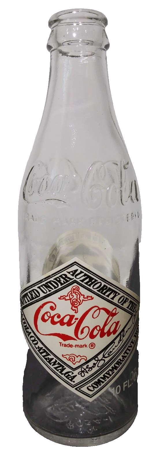 Vintage Empty Coca-Cola Bottle Commemorative 75th Anniversary Dallas Texas Vintage Empty Coca-Cola Bottle Commemorative 75th Anniversary Dallas Texas