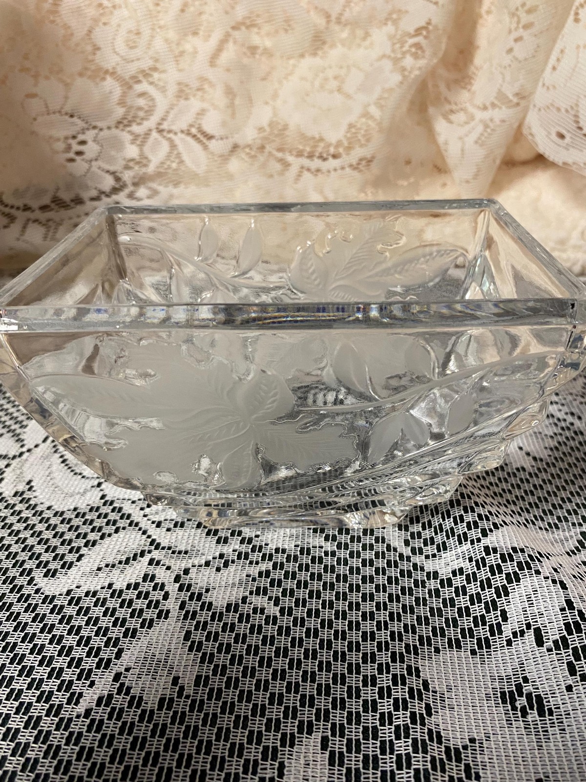 FTD crystal vase