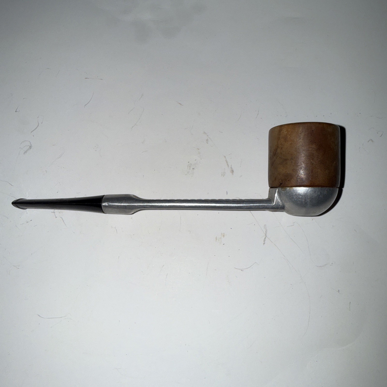 Vtg Collectible Falcon 4 Aluminum Radiator Tobacco Pipe 