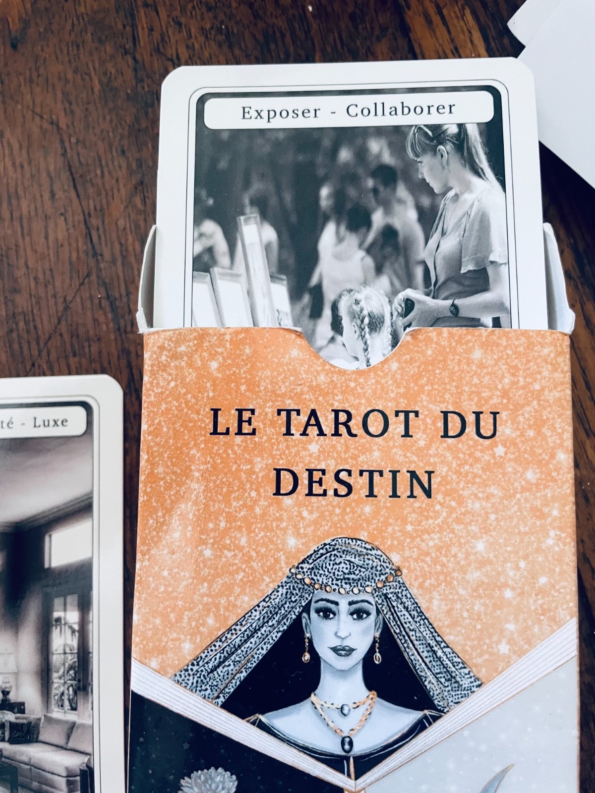 78 tarot cards of destiny .cree and drawing by jean michel Darbois very rare