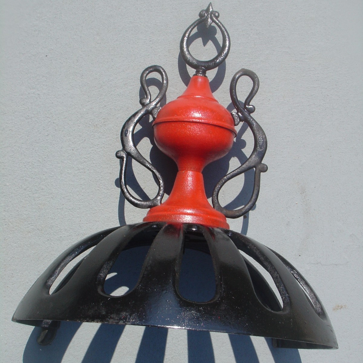 Antique Vtg Parlor Stove Finial Top Topper Lid Cast Iron Base Repaint Read Antique Vtg Parlor Stove Finial Top Topper Lid Cast Iron Base Repaint Read