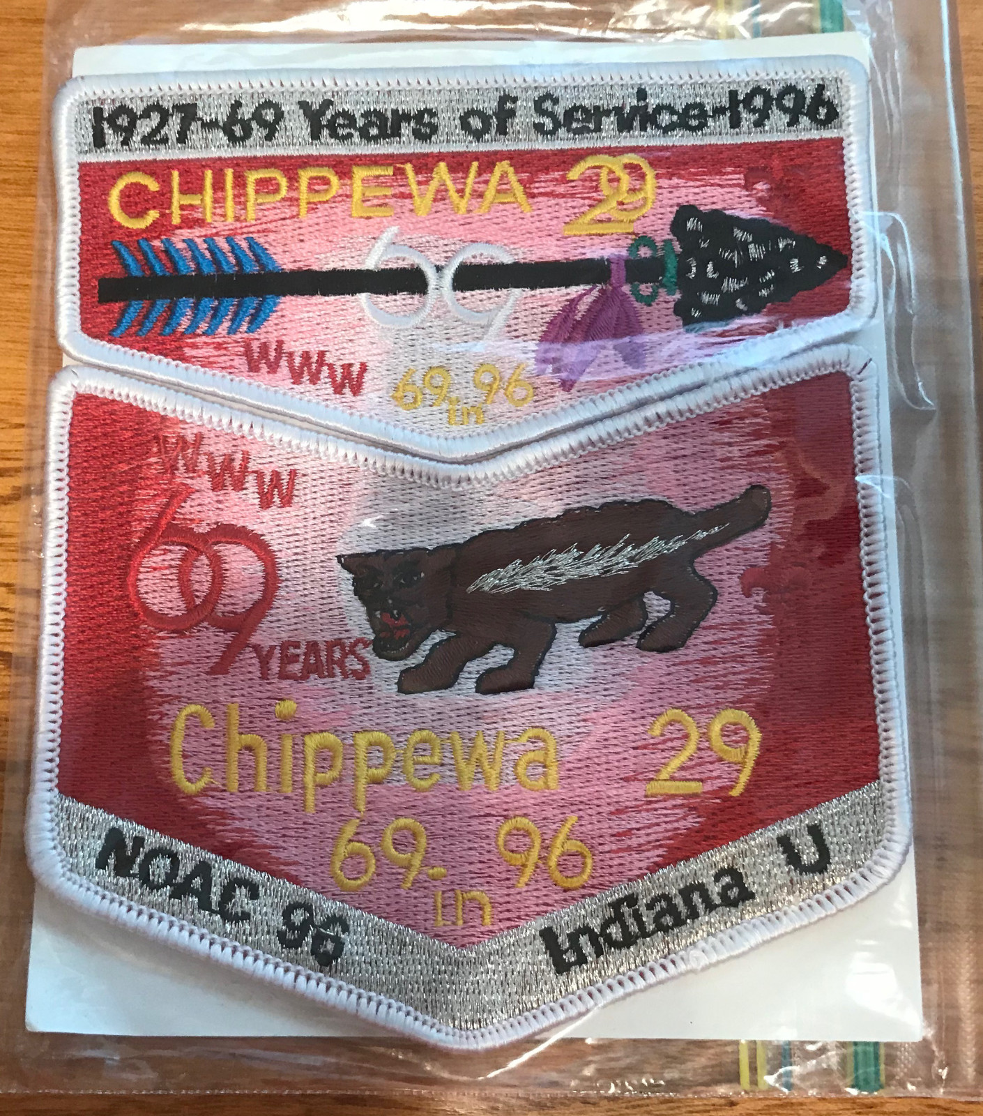 BSA Vintage OA Chippewa 29 69th Anniversary Set RARE